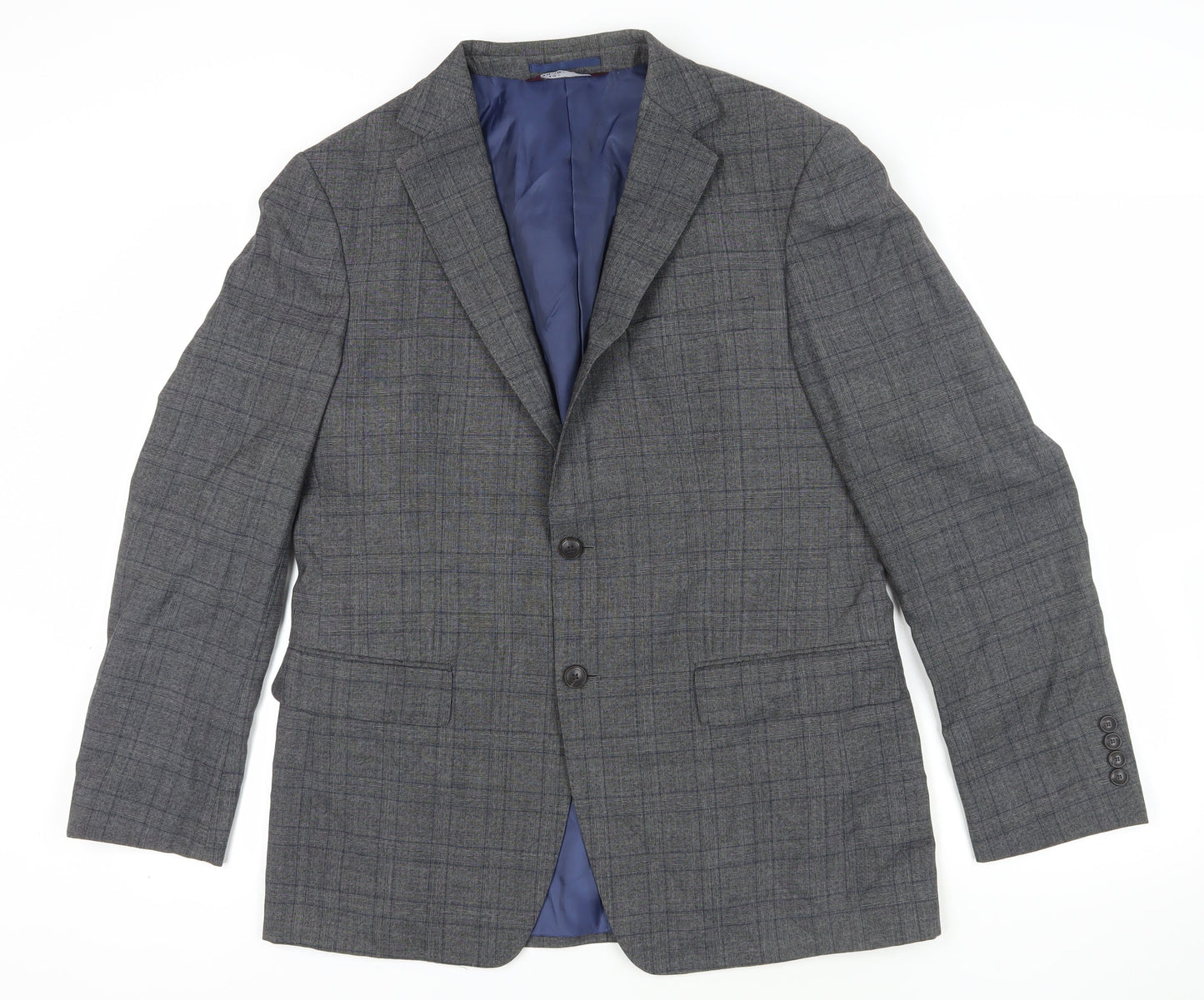 Mens UK Size 40 Marks and Spencer Regular Grey Suit 2 Piece