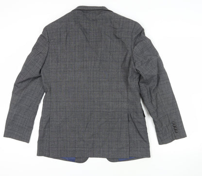 Mens UK Size 40 Marks and Spencer Regular Grey Suit 2 Piece