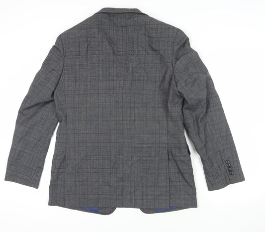 Mens UK Size 40 Marks and Spencer Regular Grey Suit 2 Piece