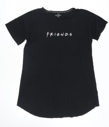Womens UK Size 16 Marks and Spencer Black Basic T-Shirt