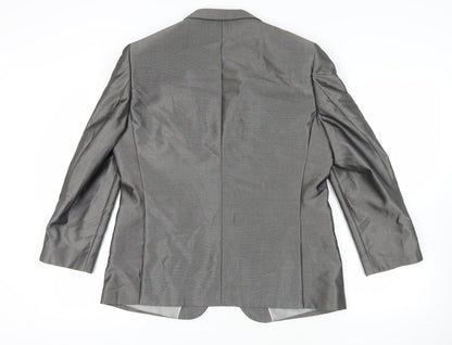 Mens UK Size 42 Fellini Regular Grey Suit Jacket