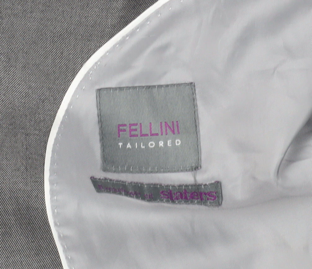 Mens UK Size 42 Fellini Regular Grey Suit Jacket