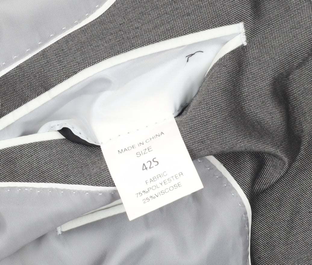 Mens UK Size 42 Fellini Regular Grey Suit Jacket