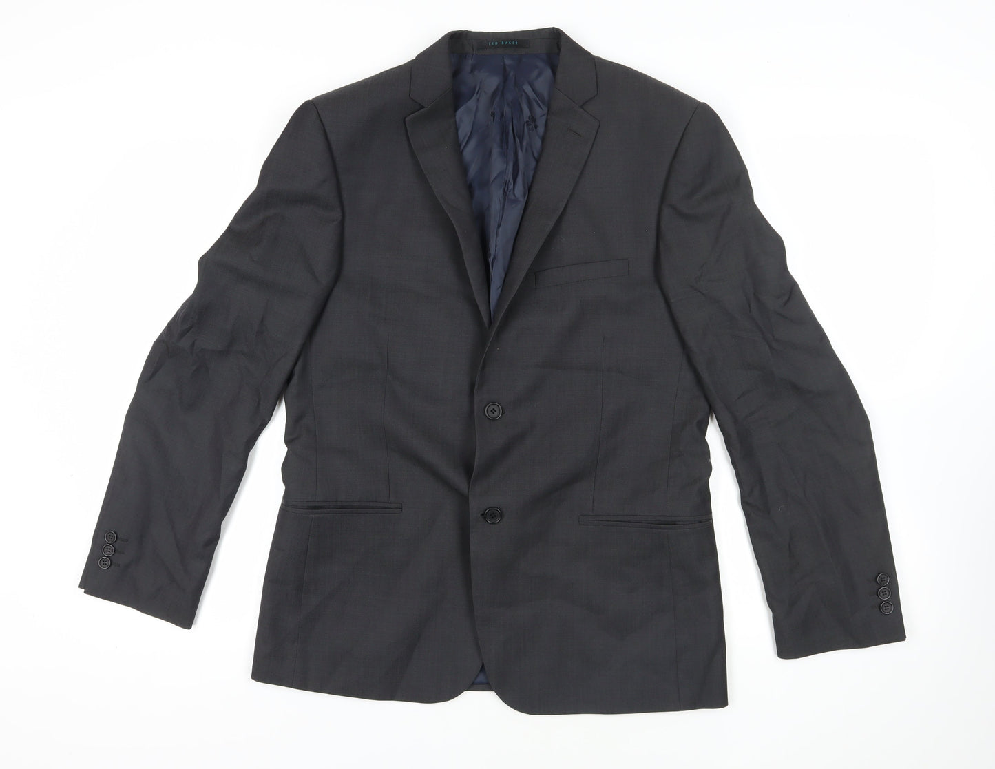 Mens UK Size 40 Ted Baker Regular Black Suit Jacket