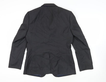 Mens UK Size 40 Ted Baker Regular Black Suit Jacket