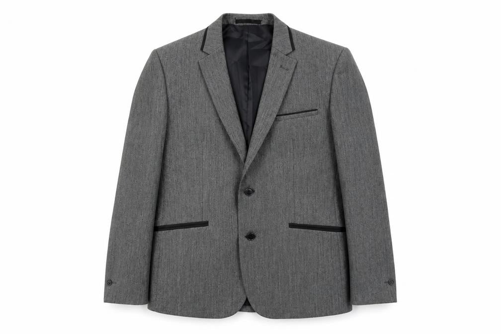 Mens UK Size M Fellini Regular Grey Suit Jacket
