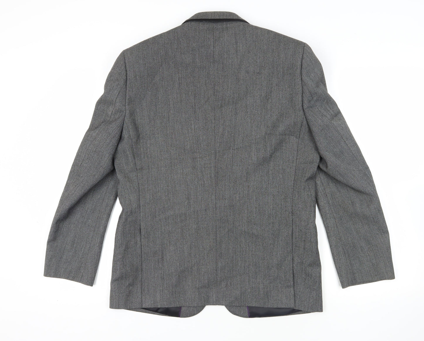 Mens UK Size M Fellini Regular Grey Suit Jacket