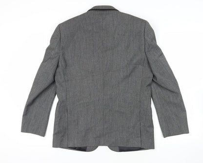 Mens UK Size M Fellini Regular Grey Suit Jacket
