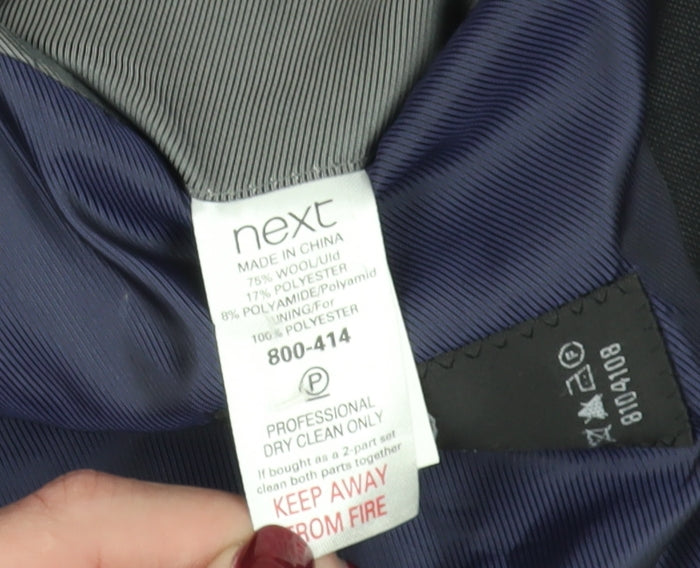 Mens UK Size M NEXT Regular Black Suit Jacket