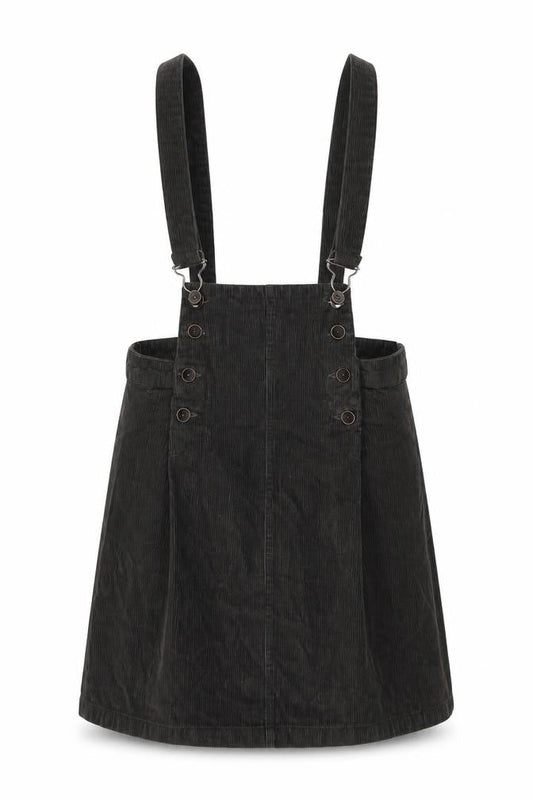 Attr Attivo Womens Green Cotton A-Line Skirt Size S Button
