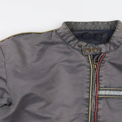 Mens UK Size S French Connection Grey Bomber Jacket