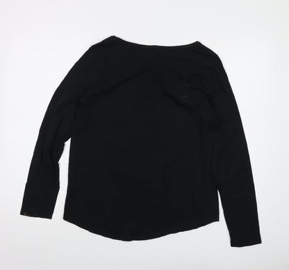 Womens UK Size XL Esprit Black Basic T-Shirt