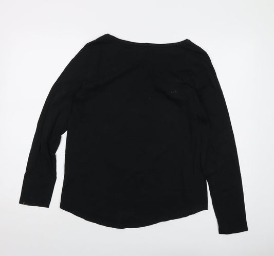 Womens UK Size XL Esprit Black Basic T-Shirt