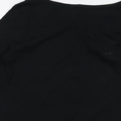 Womens UK Size XL Esprit Black Basic T-Shirt
