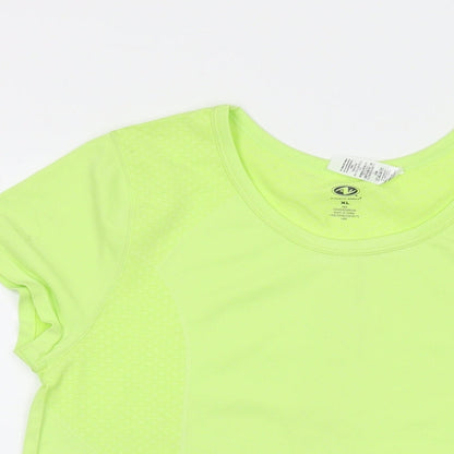 Womens UK Size XL Athletic Works Green  T-Shirt