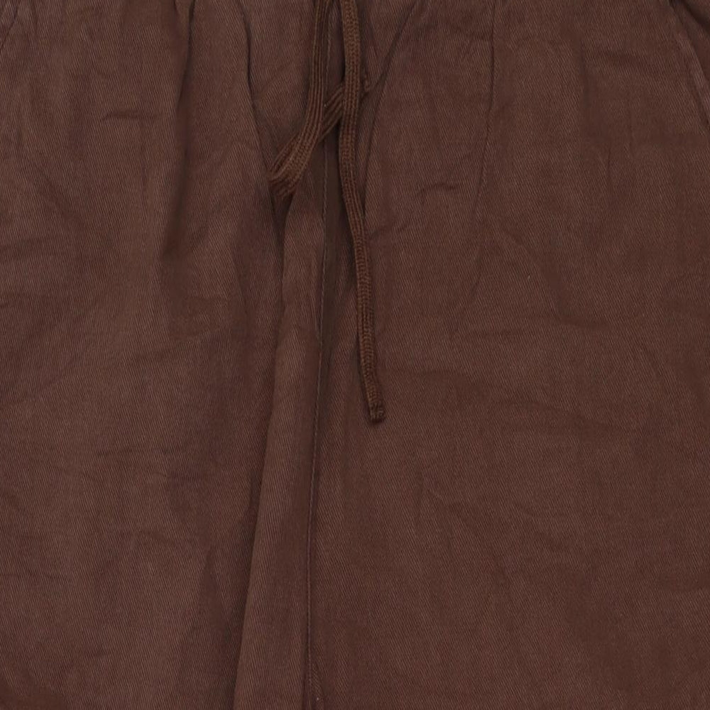 Womens UK Size 32 in COLLUSION Regular Fit  Brown Trousers