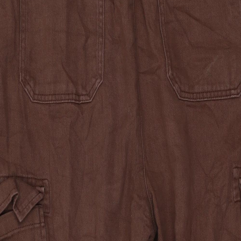 Womens UK Size 32 in COLLUSION Regular Fit  Brown Trousers