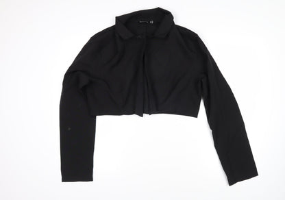 Womens UK Size 14 PRETTYLITTLETHING Black Jacket