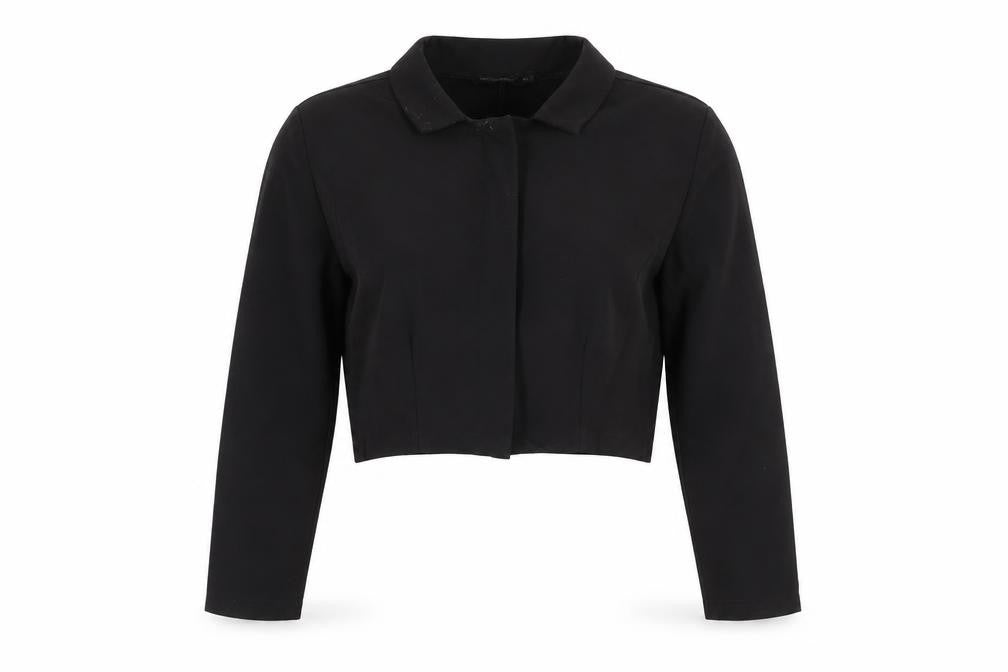Womens UK Size 14 PRETTYLITTLETHING Black Jacket