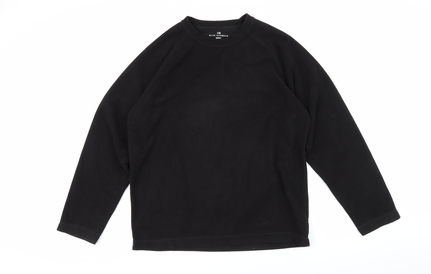 Mens UK Size M Blue Harbour Black Pullover Sweatshirt