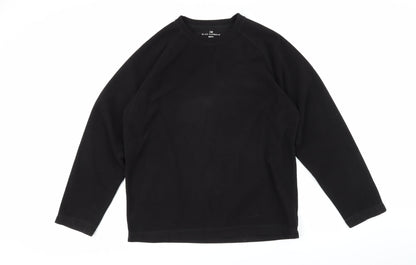 Mens UK Size M Blue Harbour Black Pullover Sweatshirt
