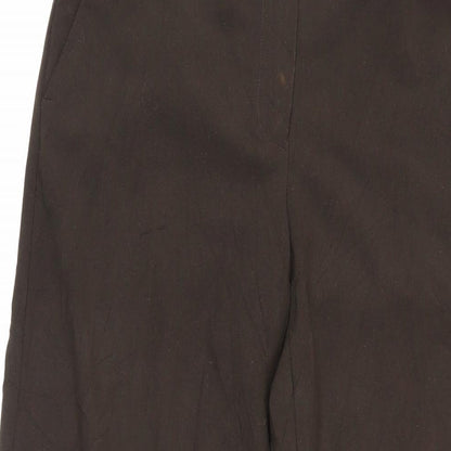 Womens UK Size 12 Marks and Spencer Regular Fit  Brown Trousers