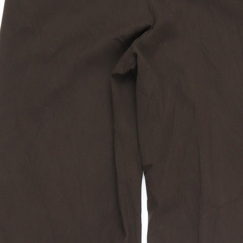 Womens UK Size 12 Marks and Spencer Regular Fit  Brown Trousers