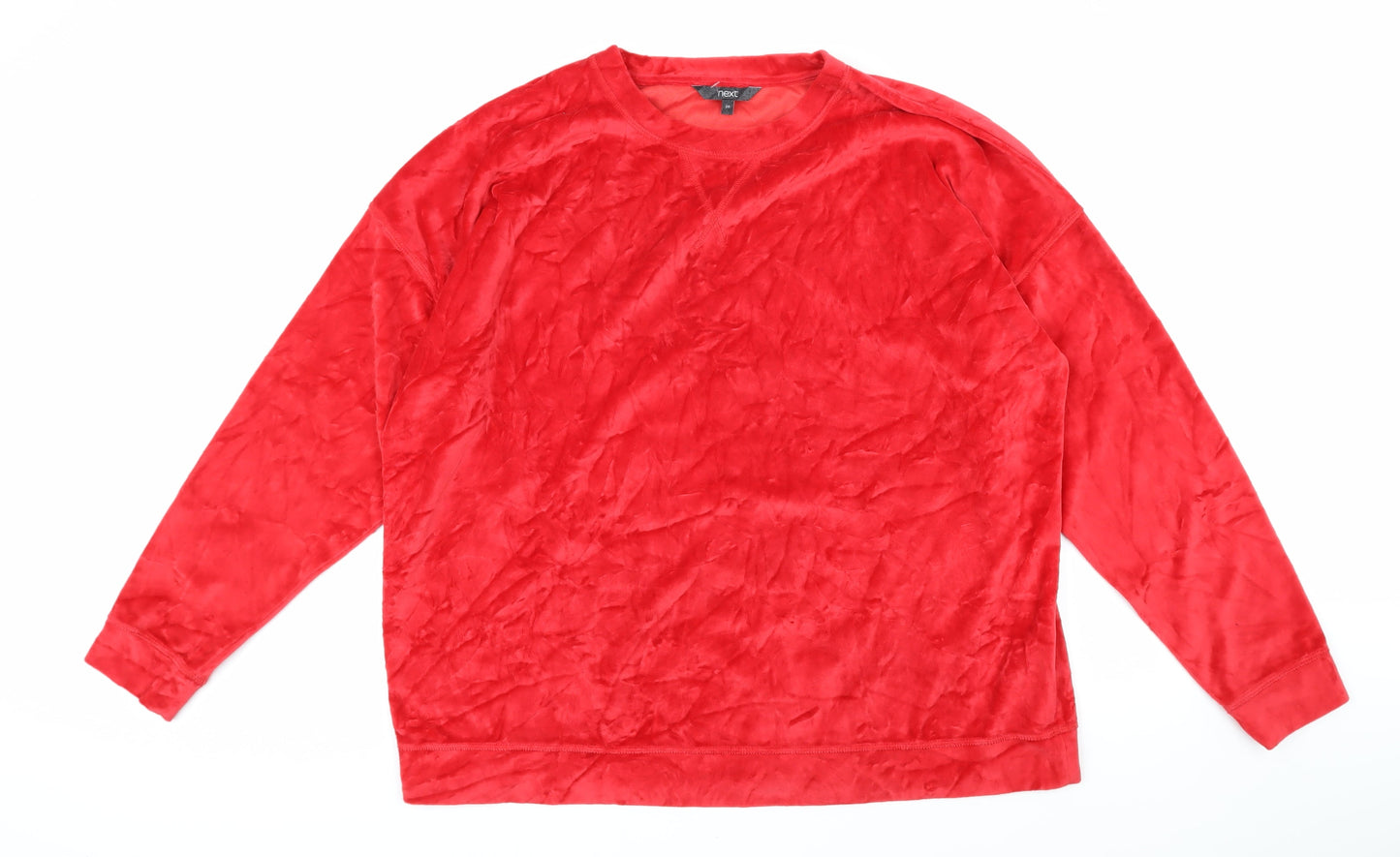 Womens UK Size 20 NEXT Red Pullover Sweatshirt