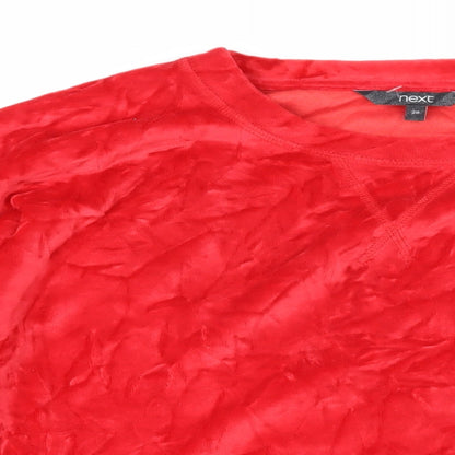 Womens UK Size 20 NEXT Red Pullover Sweatshirt