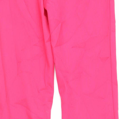 Womens UK Size 34 in H&M Regular Fit  Pink Trousers