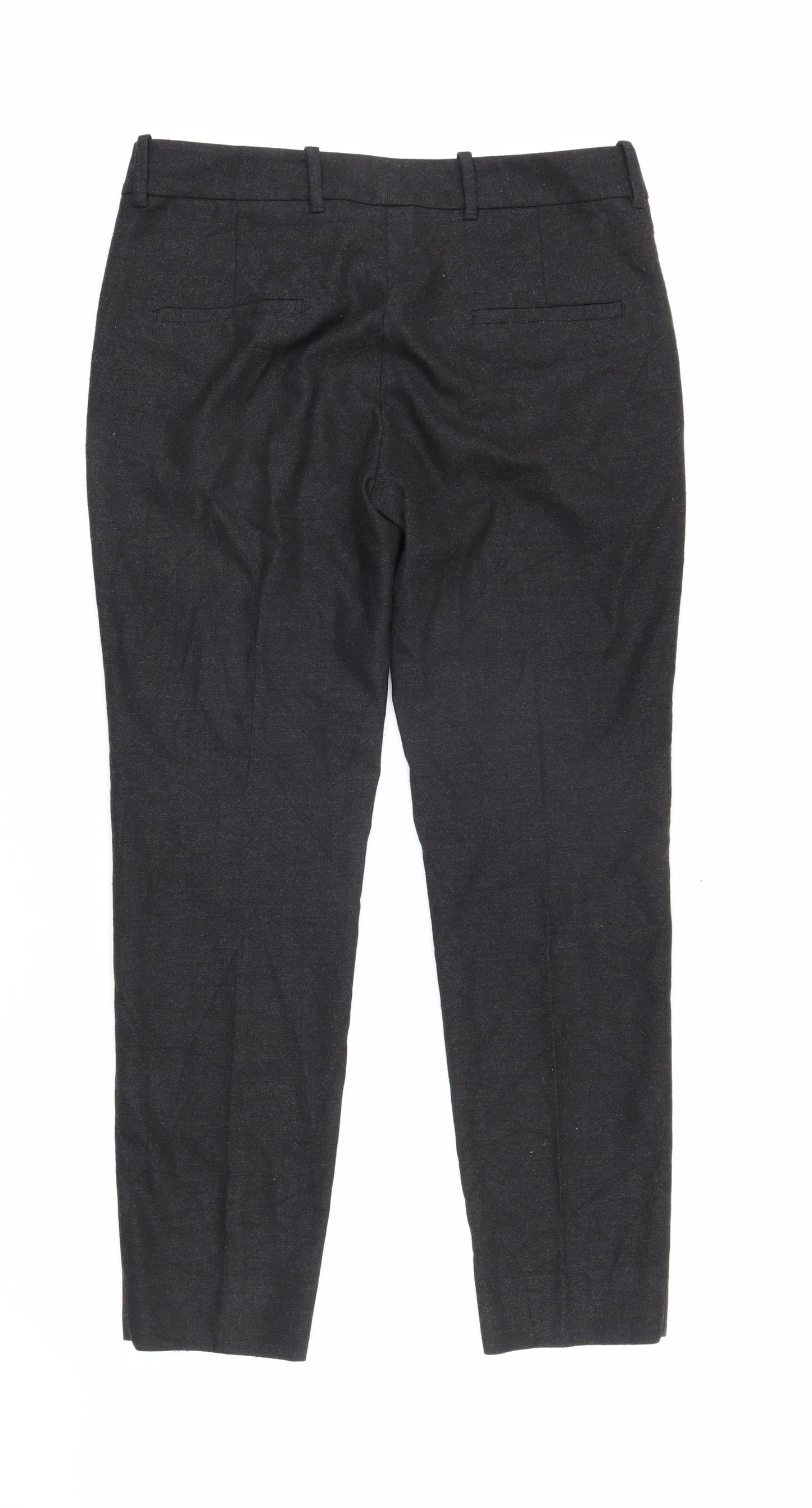 Womens UK Size 38 Zara Regular Fit  Grey Trousers
