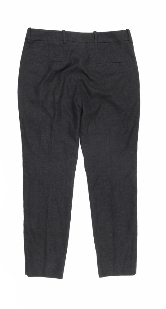 Womens UK Size 38 Zara Regular Fit  Grey Trousers