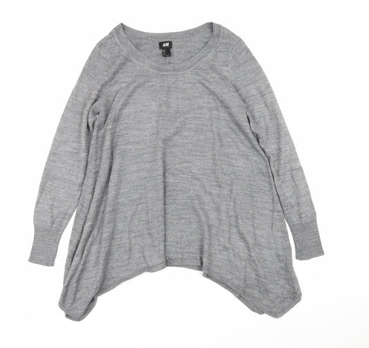 Womens UK Size S H&M Grey Pullover Jumper