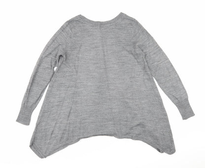 Womens UK Size S H&M Grey Pullover Jumper