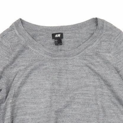 Womens UK Size S H&M Grey Pullover Jumper