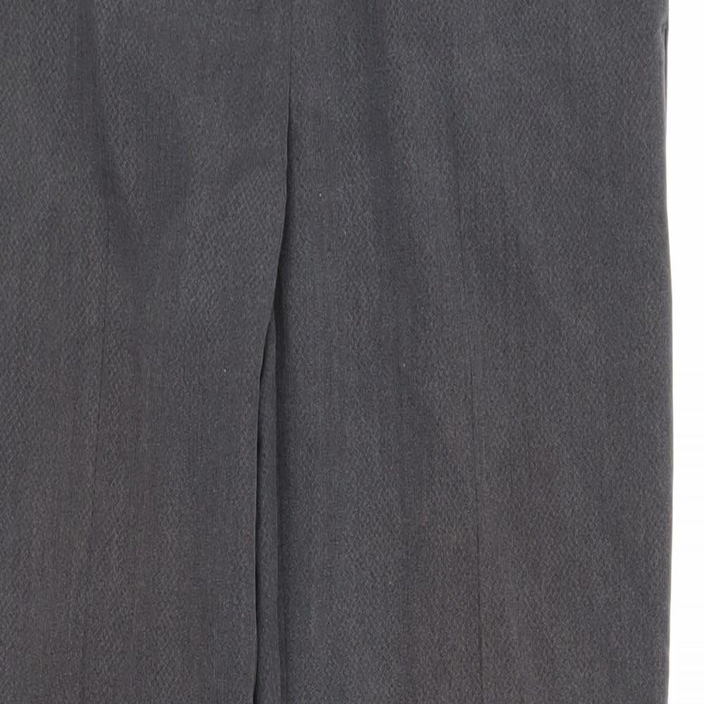 Womens UK Size 10 Marks and Spencer Regular Fit  Grey Trousers