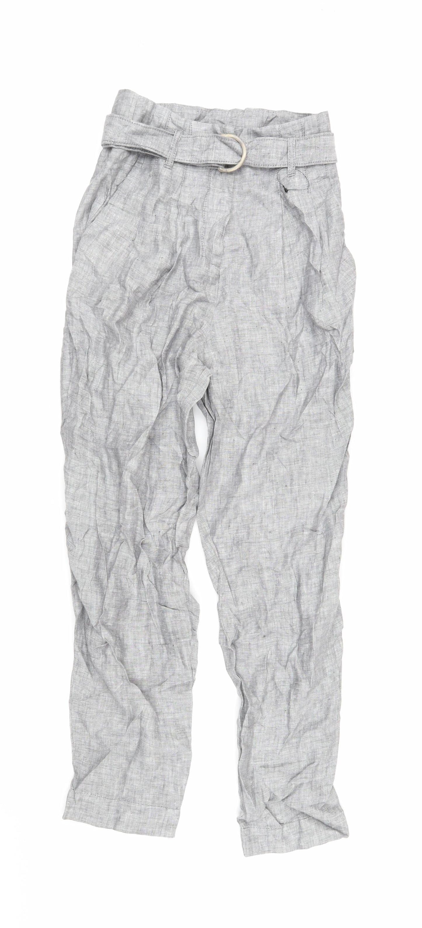 Womens UK Size 6 Marks & Spencer Regular Fit  Grey Trousers