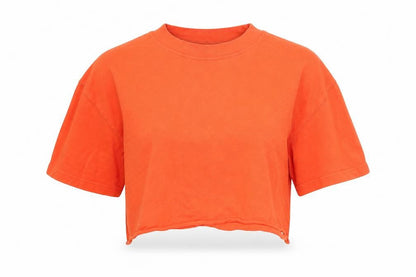 Womens UK Size 8 Topshop Purple Cropped T-Shirt