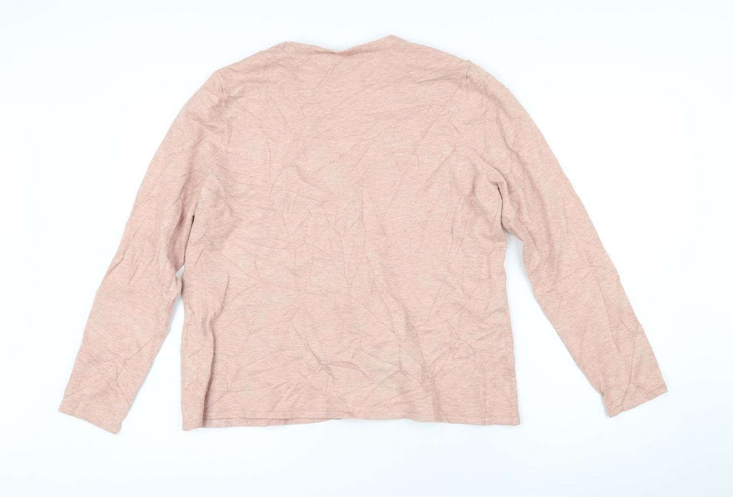 Womens UK Size L Vera Moda Pink Cardigan Jumper