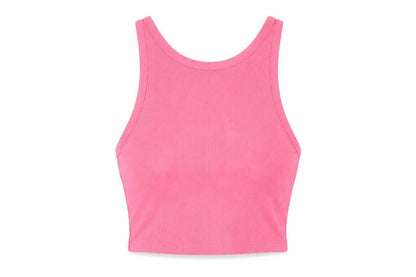 Womens UK Size S Zara Pink Basic T-Shirt