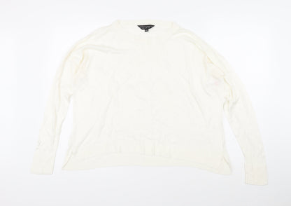 Womens UK Size 12 Dorothy Perkins Ivory Pullover Jumper
