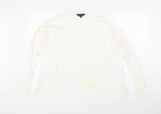Womens UK Size 12 Dorothy Perkins Ivory Pullover Jumper
