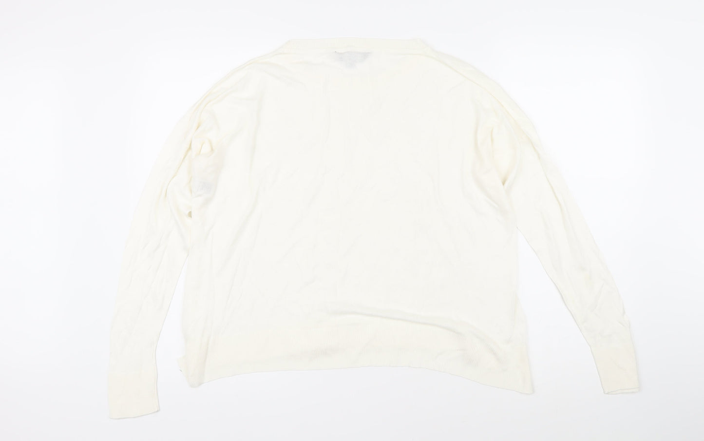 Womens UK Size 12 Dorothy Perkins Ivory Pullover Jumper