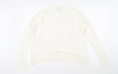 Womens UK Size 12 Dorothy Perkins Ivory Pullover Jumper