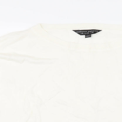 Womens UK Size 12 Dorothy Perkins Ivory Pullover Jumper