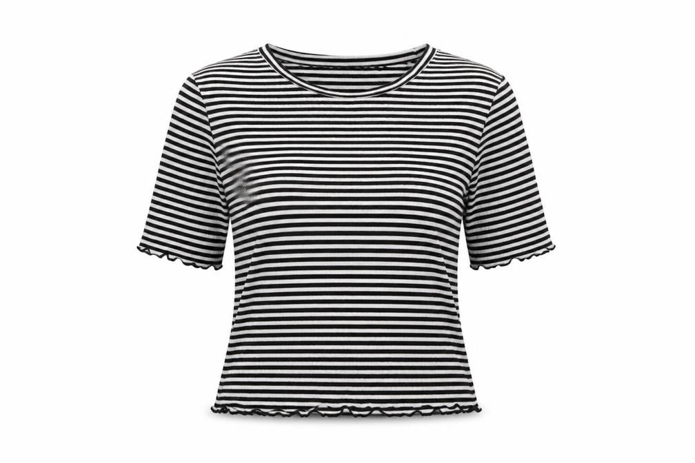Womens UK Size 14 Limited Edition Black Basic T-Shirt