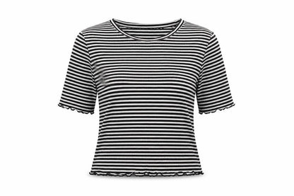 Womens UK Size 14 Limited Edition Black Basic T-Shirt