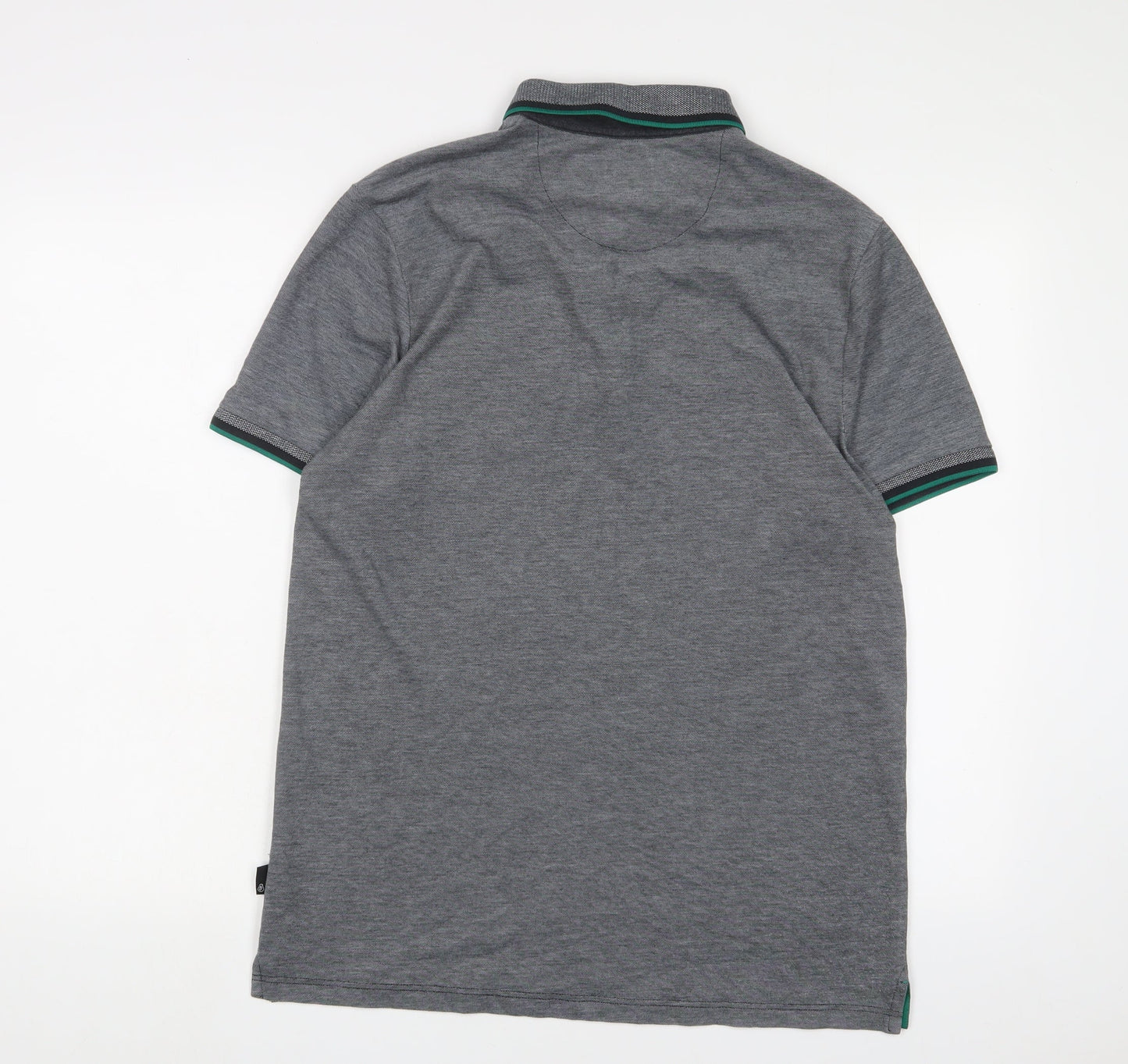 Burton Mens Red Polyester Polo Size M Collared Button