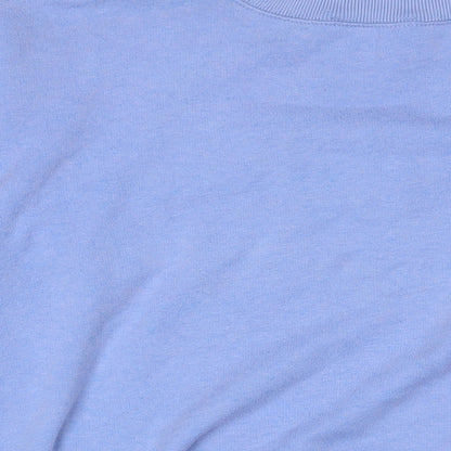 Daisy Street Womens Blue Cotton Pullover Sweatshirt Size 8 Pullover - Los Angeles