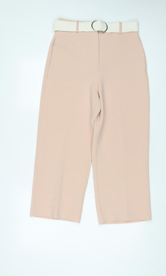 Womens UK Size S Zara Regular Fit  Blue Trousers